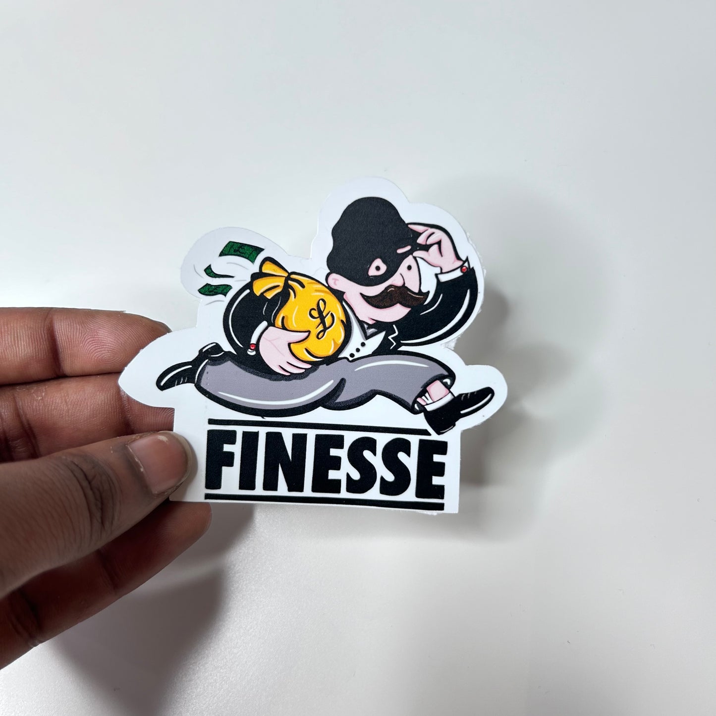 MONOPOLY 'FINESSE' STICKER