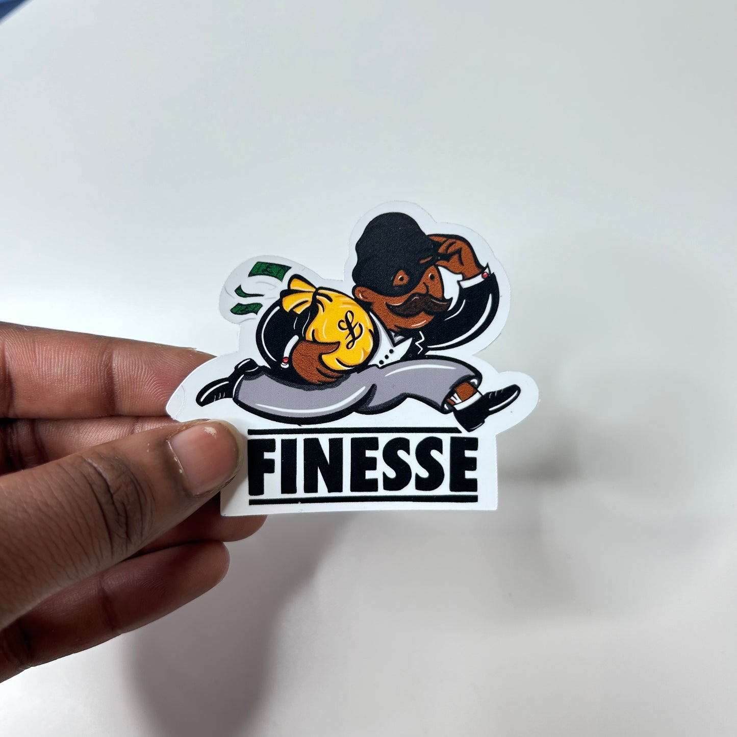MONOPOLY 'FINESSE' STICKER