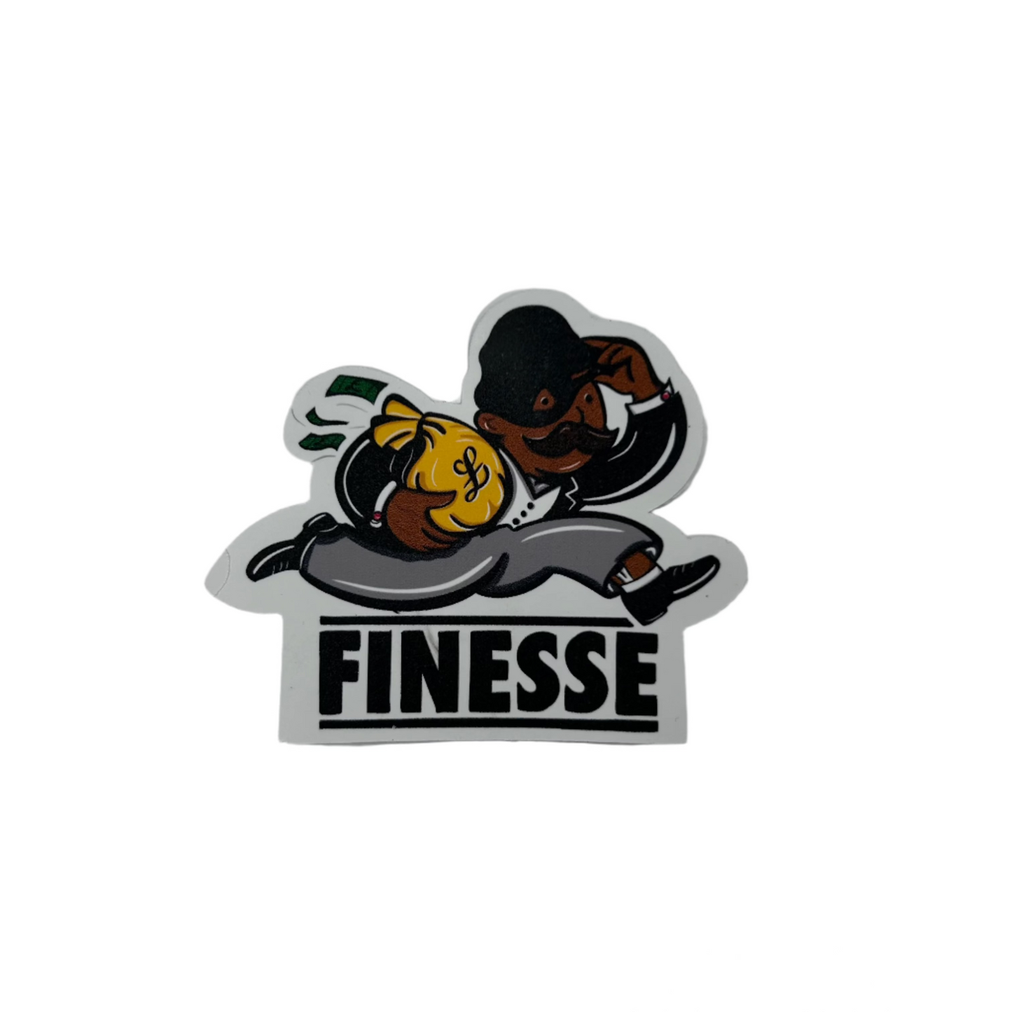 MONOPOLY 'FINESSE' STICKER