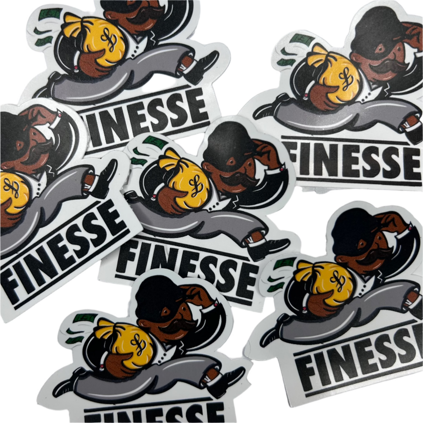 MONOPOLY 'FINESSE' STICKER