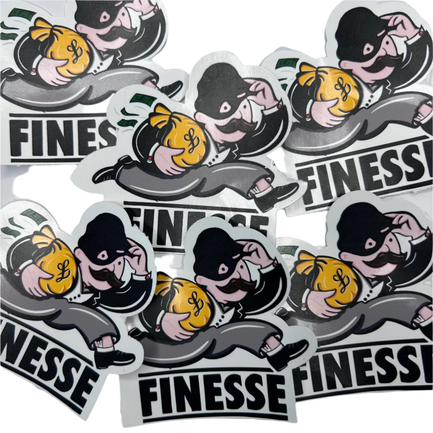 MONOPOLY 'FINESSE' STICKER