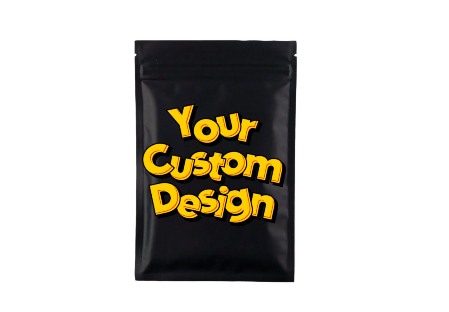CUSTOM STICKER PRINT MYLAR BAGS