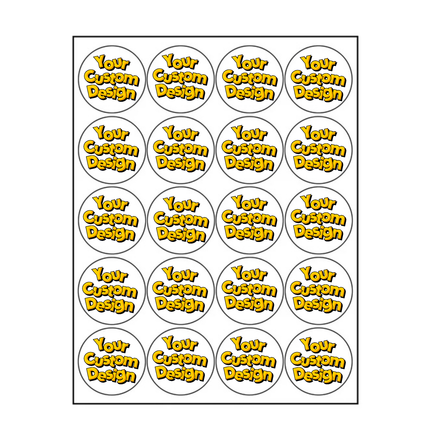 CIRCLE SHEET LABELS