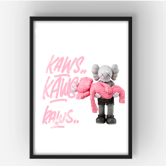 PINK KAWS 1